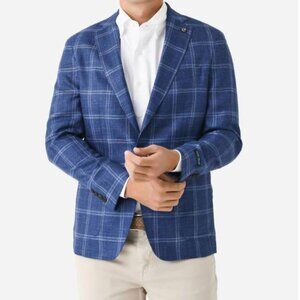 Peter Millar Crown Crafted Sola Windowpane Soft Jacket Blazer 40R NWT $1295